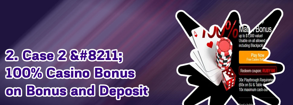 Casino 100 deposit bonus